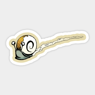 Cinnamon Roll Snail Sticker